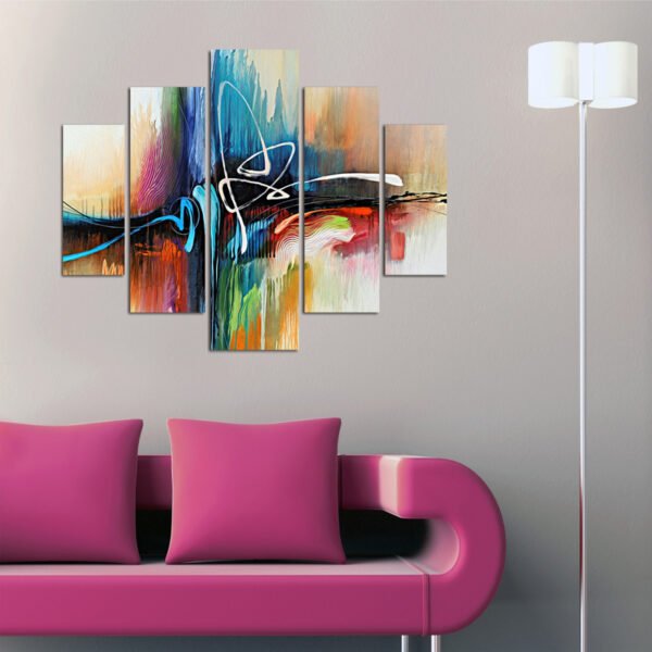 ΠΙΝΑΚΑΣ ΠΕΝΤΑΠΤΥΧΟ MDF 82Χ56x3 HM7207.02 - Image 3