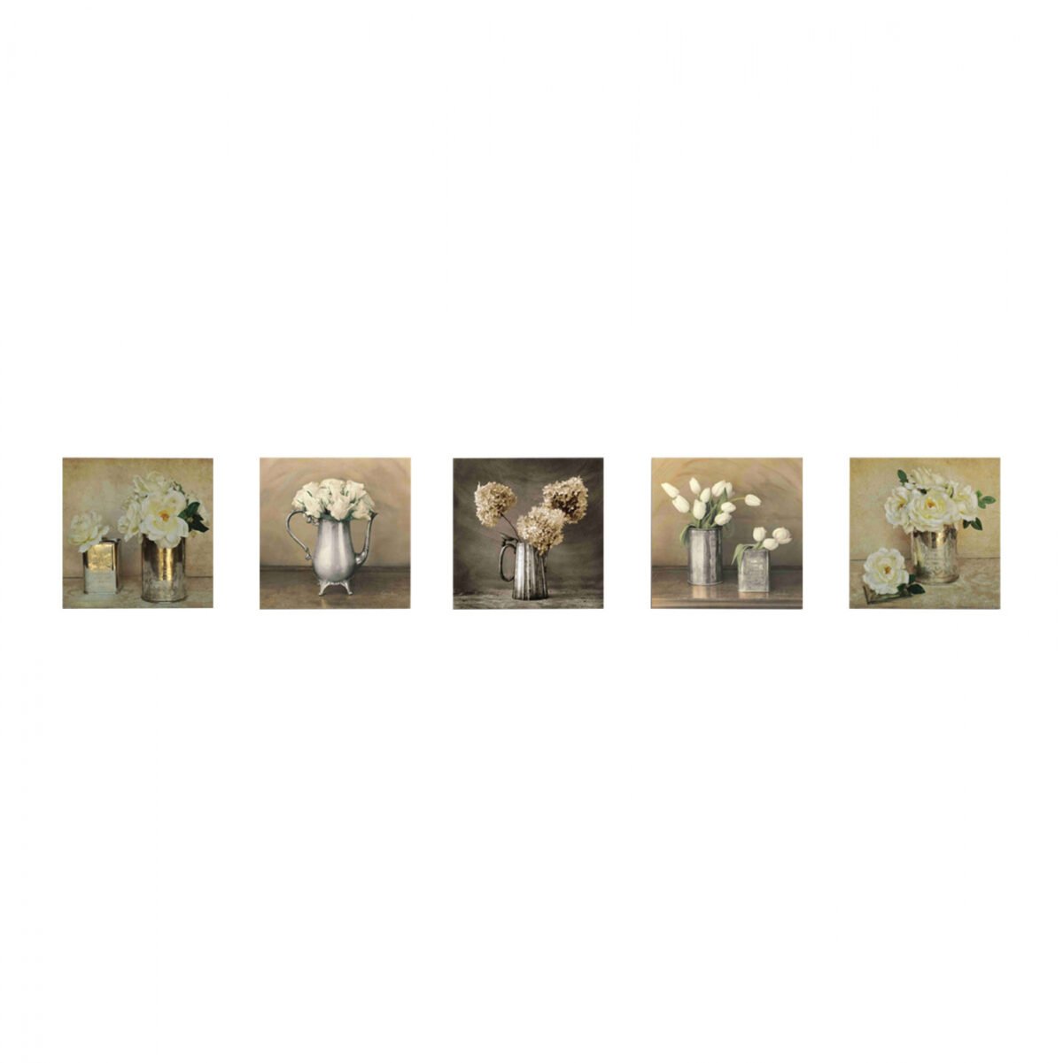 ΠΙΝΑΚΑΣ ΠΕΝΤΑΠΤΥΧΟ MDF ROMANTIC FLOWERS HM7205.02 75X0,3X15 εκ. - Image 3