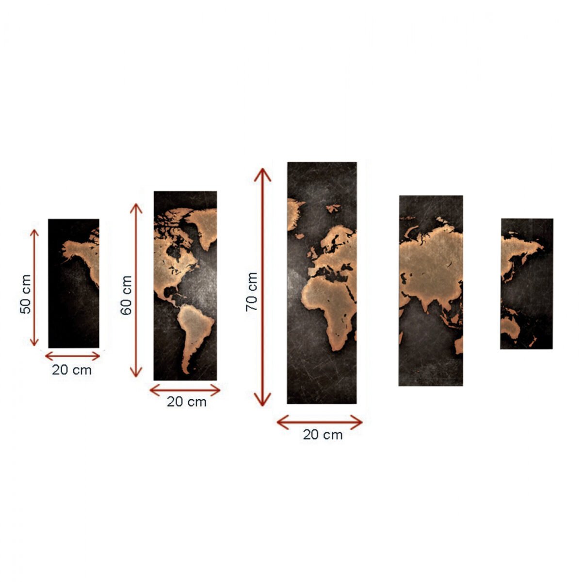 ΠΙΝΑΚΑΣ ΠΕΝΤΑΠΤΥΧΟ ΣΕ ΚΑΜΒΑ HM7331 105X3X70 εκ. - Image 2