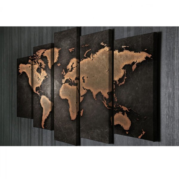 ΠΙΝΑΚΑΣ ΠΕΝΤΑΠΤΥΧΟ ΣΕ ΚΑΜΒΑ HM7331 105X3X70 εκ. - Image 3