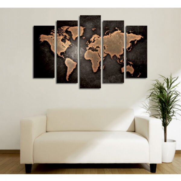 ΠΙΝΑΚΑΣ ΠΕΝΤΑΠΤΥΧΟ ΣΕ ΚΑΜΒΑ HM7331 105X3X70 εκ. - Image 4