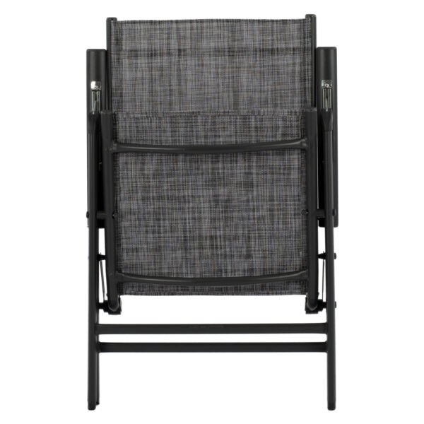 ΠΟΛΥΘΡΟΝΑ ZURI 7ΘΕΣΕΩΝ ΠΤΥΣ/ΝΗ ΜΕΤΑΛΛΙΚΗ ΓΚΡΙ ME ΓΚΡΙ TEXTILENE HM5700.01 55x70x103Y εκ. - Image 7