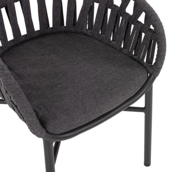 ΠΟΛΥΘΡΟΝΑ ΑΛΟΥΜΙΝΙΟΥ ΑΝΘΡΑΚΙ ΜΕ ΣΧΟΙΝΙ ΑΝΘΡΑΚΙ HM5857.01 57x56x78 εκ. - Image 8