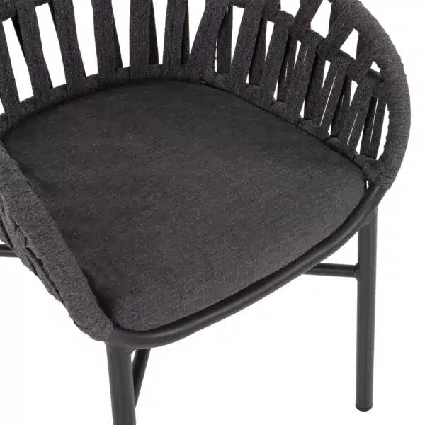 ΠΟΛΥΘΡΟΝΑ ΑΛΟΥΜΙΝΙΟΥ ΑΝΘΡΑΚΙ ΜΕ ΣΧΟΙΝΙ ΑΝΘΡΑΚΙ HM5857.01 57x56x78 εκ. - Image 8