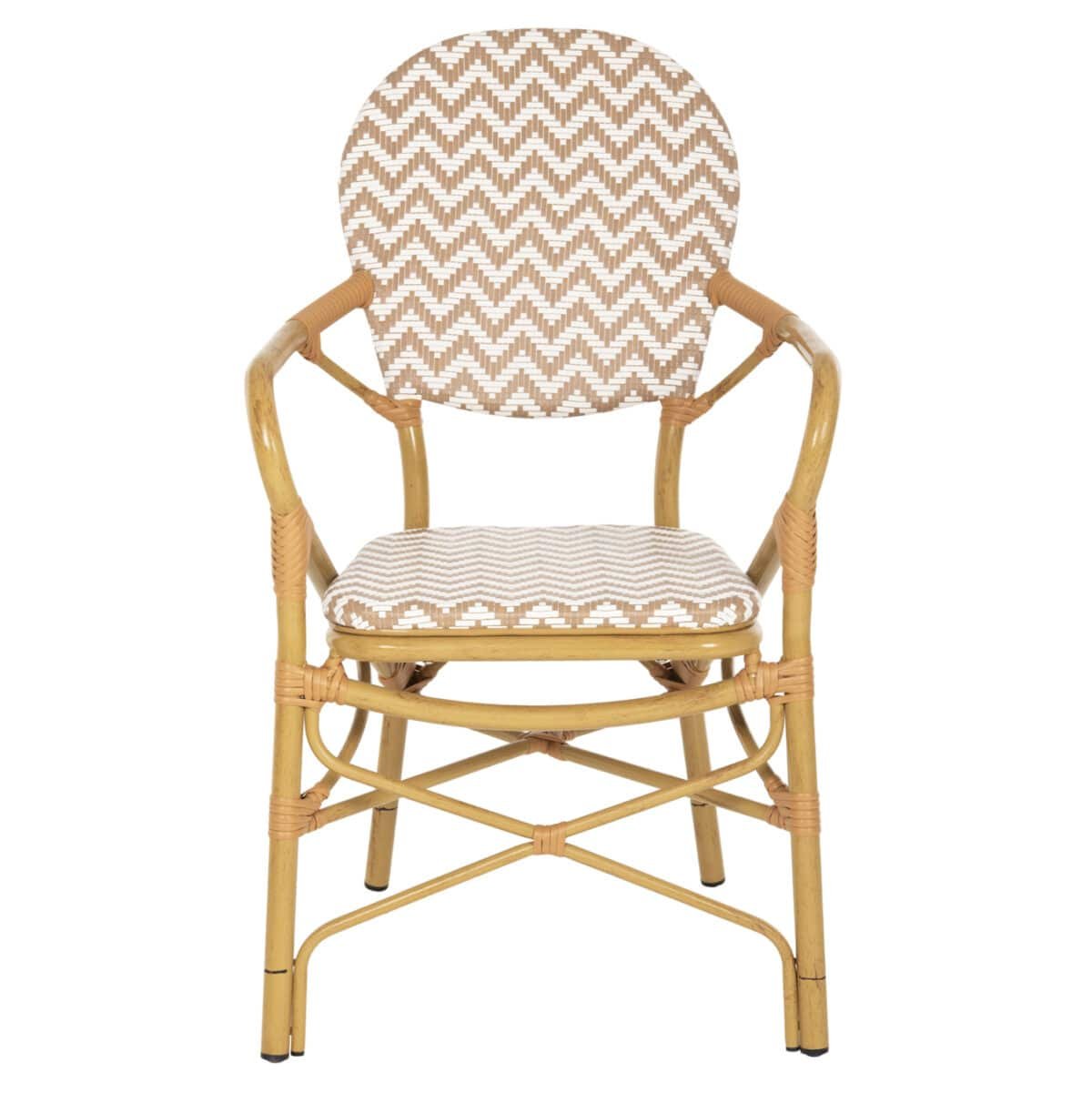 ΠΟΛΥΘΡΟΝΑ ΑΛΟΥΜΙΝΙΟΥ BAMBOO LOOK ΦΥΣΙΚΟ - ΛΕΥΚΟ HM5928.03 55x58x95 εκ. - Image 3