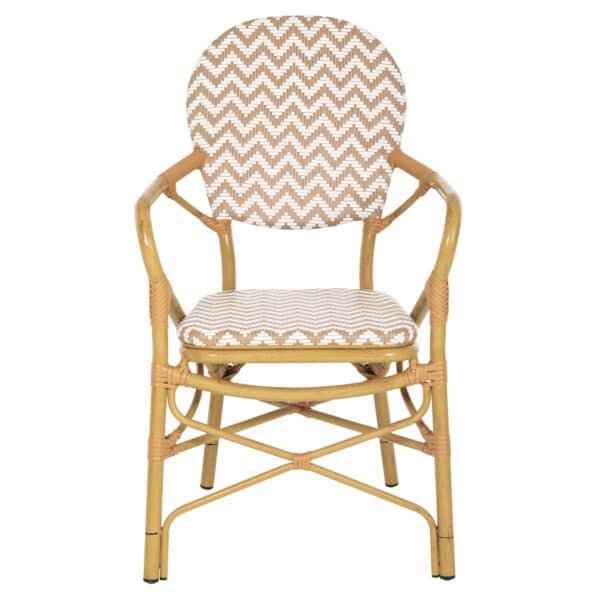 ΠΟΛΥΘΡΟΝΑ ΑΛΟΥΜΙΝΙΟΥ BAMBOO LOOK ΦΥΣΙΚΟ - ΛΕΥΚΟ HM5928.03 55x58x95 εκ. - Image 3