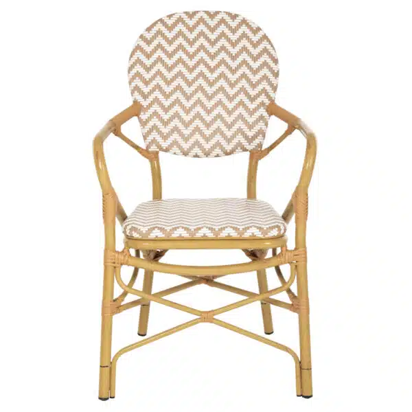 ΠΟΛΥΘΡΟΝΑ ΑΛΟΥΜΙΝΙΟΥ BAMBOO LOOK ΦΥΣΙΚΟ - ΛΕΥΚΟ HM5928.03 55x58x95 εκ. - Image 3