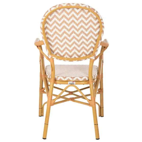 ΠΟΛΥΘΡΟΝΑ ΑΛΟΥΜΙΝΙΟΥ BAMBOO LOOK ΦΥΣΙΚΟ - ΛΕΥΚΟ HM5928.03 55x58x95 εκ. - Image 6