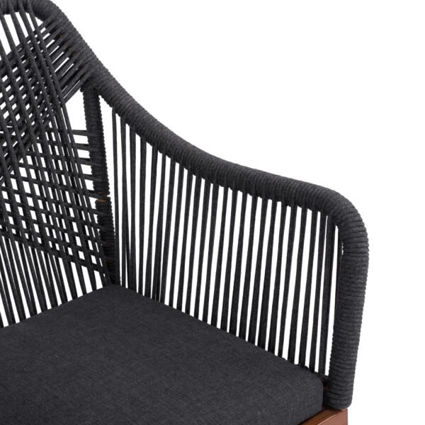 ΠΟΛΥΘΡΟΝΑ ΑΛΟΥΜΙΝΙΟΥ MYRTIA ΜΕ ΣΧΟΙΝΙ ΓΚΡΙ ΚΑΙ ΚΑΡΥΔΙ ΠΟΔΙΑ HM5549.01 62x63x90Ycm - Image 8