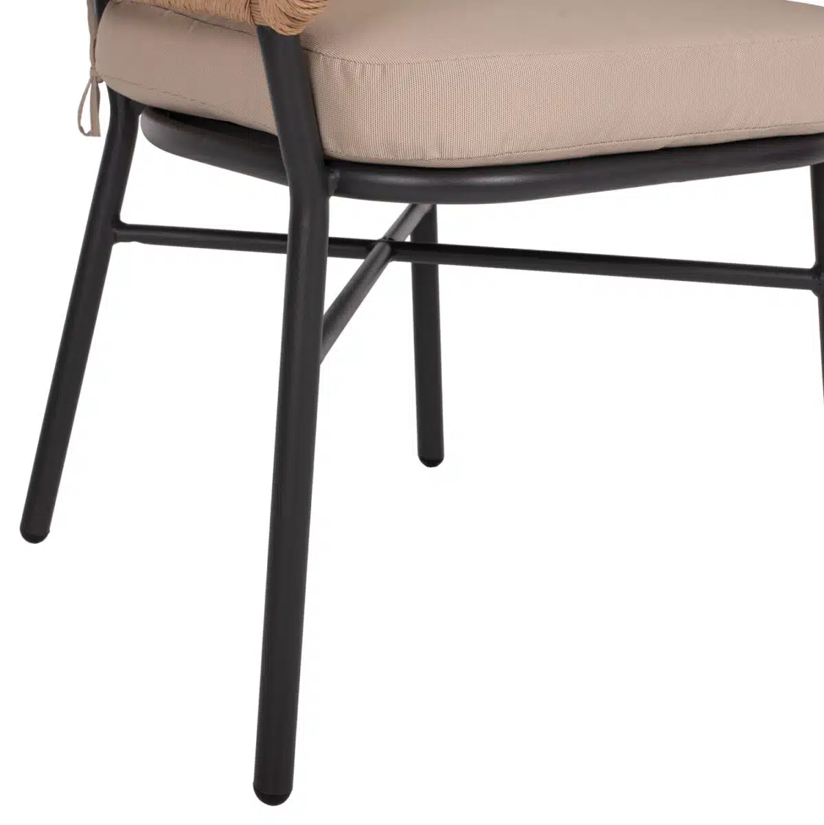 ΠΟΛΥΘΡΟΝΑ ΑΛΟΥΜΙΝΙΟΥ DARK GREY ΕΠΑΓΓΕΛΜ. RATTAN ΜΑΞΙΛΑΡΙ ΜΠΕΖ HM5863.01 60x56x84 εκ. - Image 10