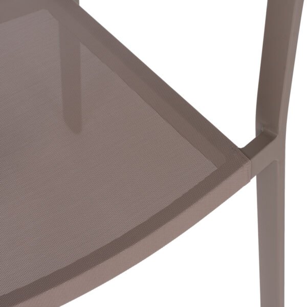 ΠΟΛΥΘΡΟΝΑ ΑΛΟΥΜΙΝΙΟΥ MIRI HM5891.03 ΣΑΜΠΑΝΙΖΕ ΣΚΕΛΕΤΟΣ&TEXTLINE- RATTAN 56x58x80.5Υ εκ. - Image 10