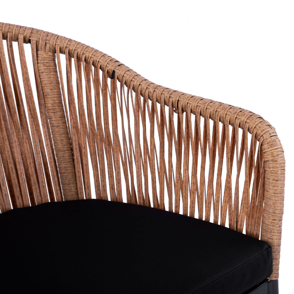 ΠΟΛΥΘΡΟΝΑ ΑΛΟΥΜΙΝΙΟΥ RAFAEL HM5698.01 ΑΝΘΡΑΚΙ ΜΕ ΜΠΕΖ WICKER 57x58x77Υ εκ. - Image 7