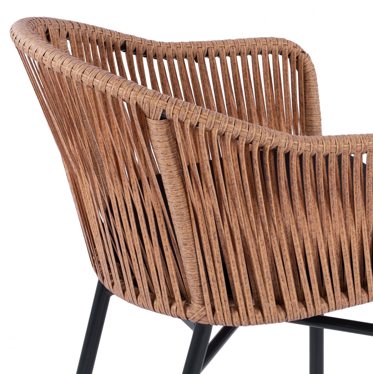 ΠΟΛΥΘΡΟΝΑ ΑΛΟΥΜΙΝΙΟΥ RAFAEL HM5698.01 ΑΝΘΡΑΚΙ ΜΕ ΜΠΕΖ WICKER 57x58x77Υ εκ. - Image 9