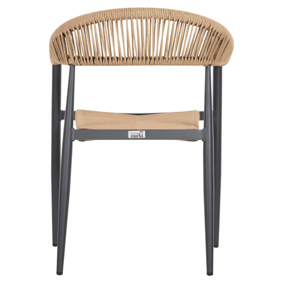 ΠΟΛΥΘΡΟΝΑ ΑΛΟΥΜΙΝΙΟΥ GRET HM5854.02 ΑΝΘΡΑΚΙ PΕ RATTAN ΜΠΕΖ 56x55,5x78Υ εκ. - Image 6