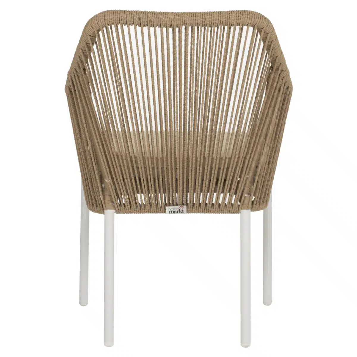 ΠΟΛΥΘΡΟΝΑ ΑΛΟΥΜΙΝΙΟΥ HM5855.01 ΛΕΥΚΟ ΜΕ ΣΧΟΙΝΙ WICKER PE ΜΠΕΖ 56x66x82 εκ. - Image 6