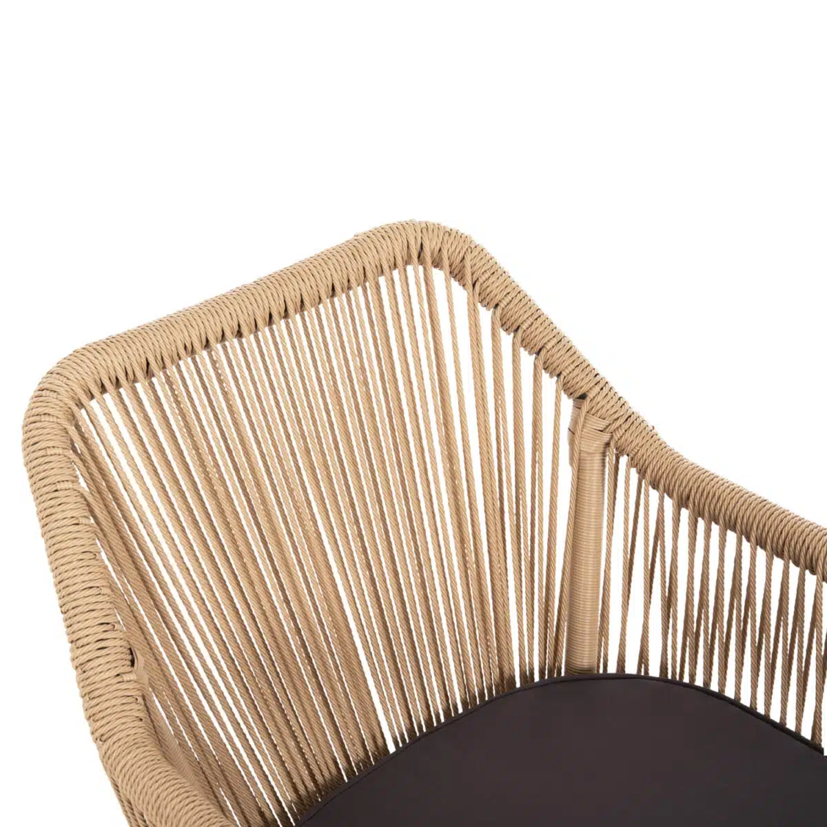 ΠΟΛΥΘΡΟΝΑ ΑΛΟΥΜΙΝΙΟΥ HM5855.02 ΑΝΘΡΑΚΙ ΜΕ ΣΧΟΙΝΙ WICKER PE 56x66x82 εκ. - Image 7