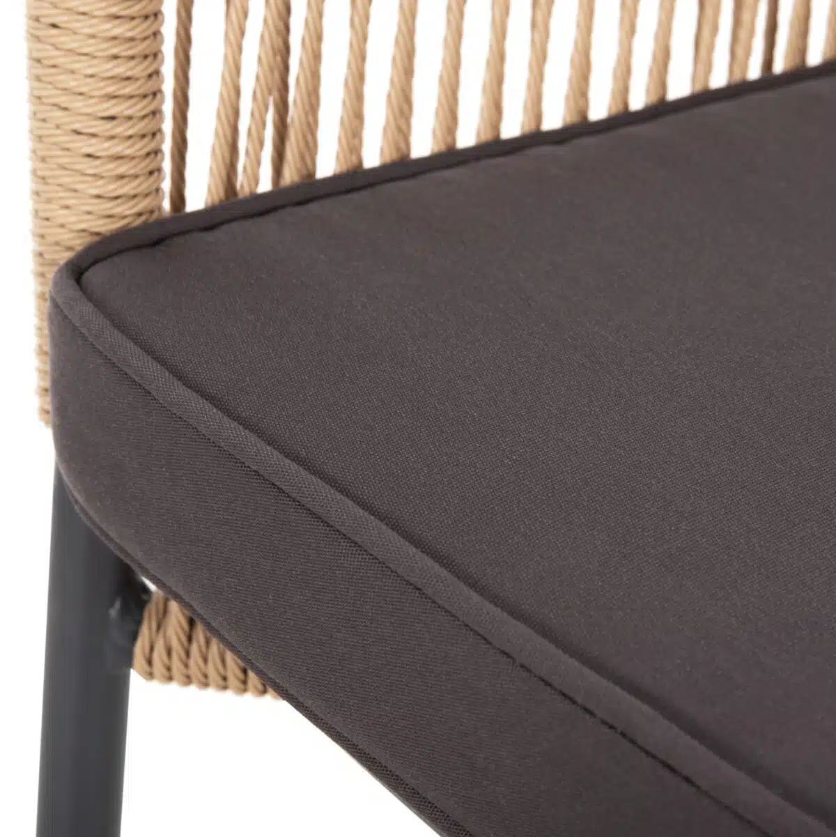 ΠΟΛΥΘΡΟΝΑ ΑΛΟΥΜΙΝΙΟΥ HM5855.02 ΑΝΘΡΑΚΙ ΜΕ ΣΧΟΙΝΙ WICKER PE 56x66x82 εκ. - Image 9