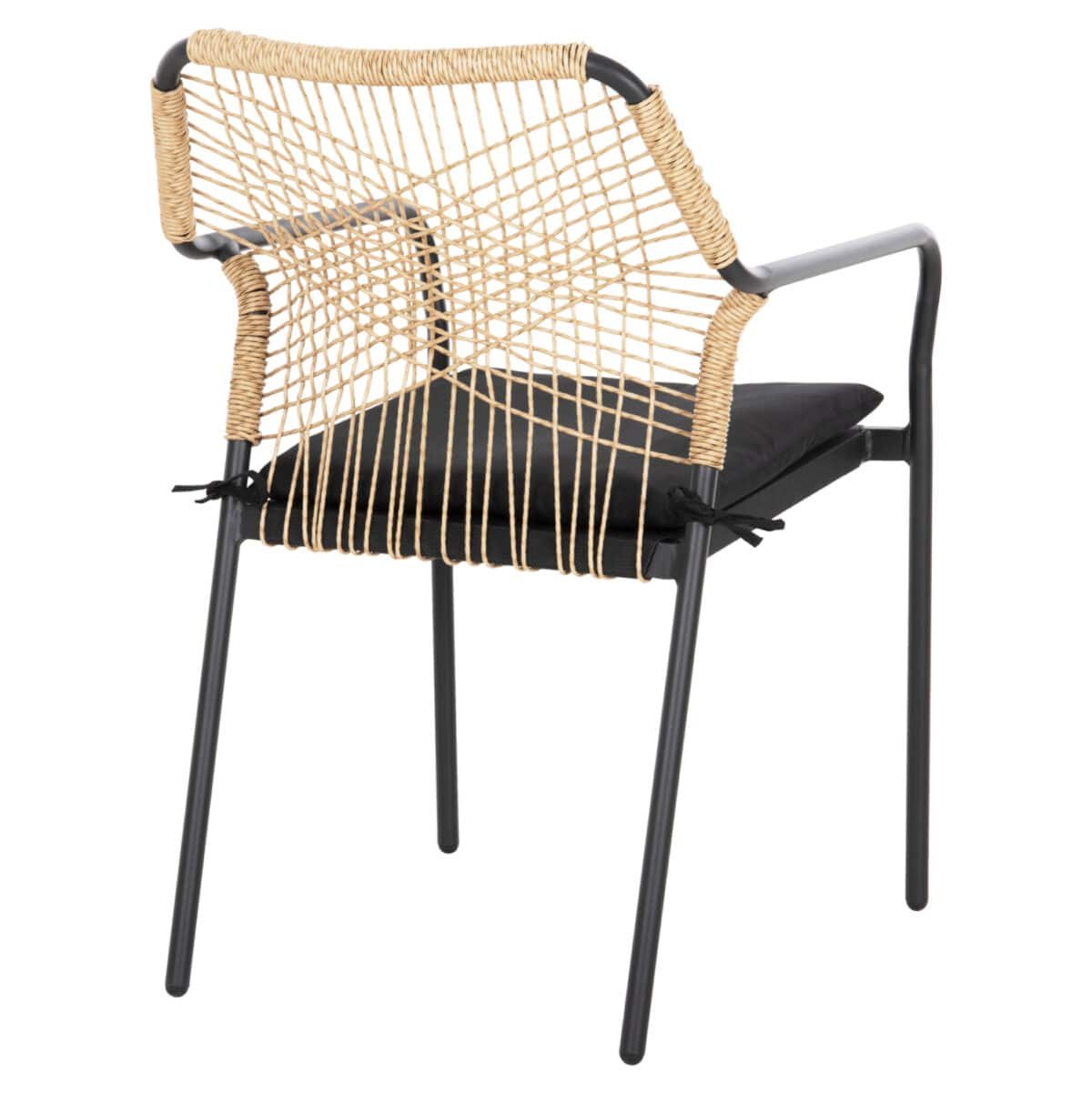 ΠΟΛΥΘΡΟΝΑ ΑΛΟΥΜΙΝΙΟΥ TROTTER HM5865.11 ΣΚΟΥΡΟΣ ΓΚΡΙ ΣΚΕΛΕΤΟΣ ΜΕ WICKER ΜΠΕΖ & ΜΑΥΡΟ ΜΑΞΙΛΑΡΙ - Image 5