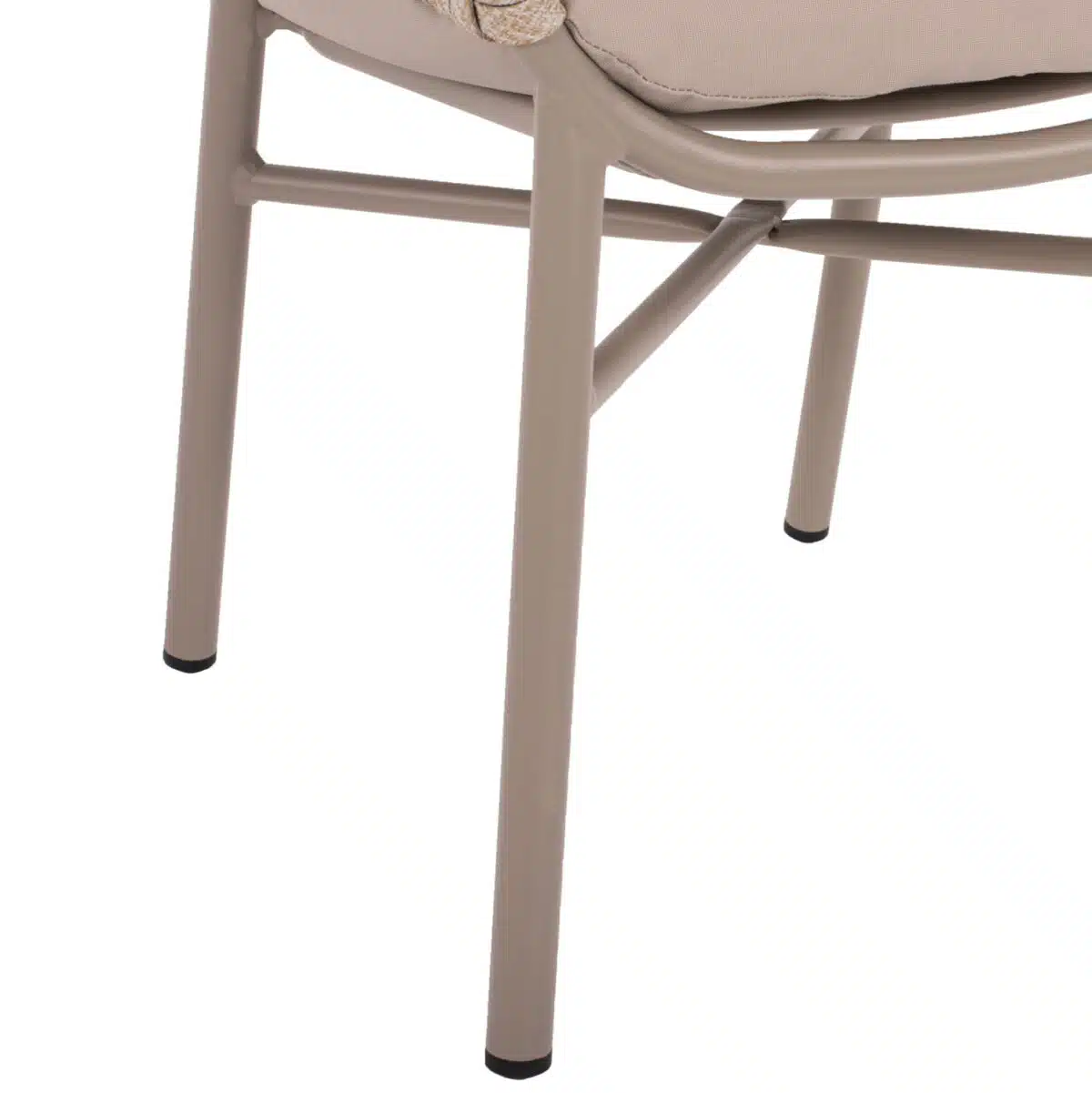 ΠΟΛΥΘΡΟΝΑ ΑΛΟΥΜΙΝΙΟΥ ΜΕ ΣΧΟΙΝΙ ΜΠΕΖ MOKA ΣΚΕΛΕΤΟ 57x56x78Υεκ.HM5857.03 - Image 9