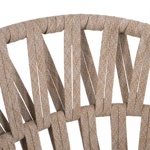 ΠΟΛΥΘΡΟΝΑ ΑΛΟΥΜΙΝΙΟΥ ΜΕ ΣΧΟΙΝΙ ΜΠΕΖ MOKA ΣΚΕΛΕΤΟ 57x56x78Υεκ.HM5857.03 - Image 10