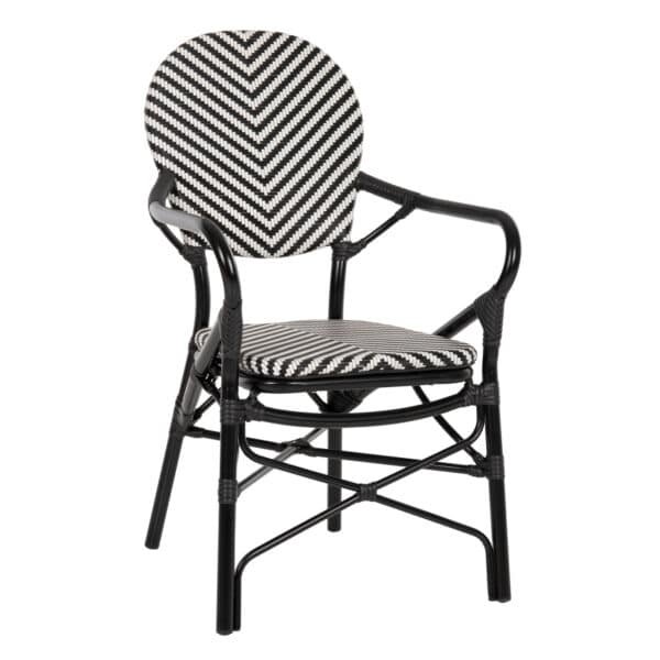 ΠΟΛΥΘΡΟΝΑ ΑΛΟΥΜΙΝΙΟΥ ΜΕ TEXTLINE ΜΑΥΡΟ-ΛΕΥΚΟ HM5928.01 56x59x94