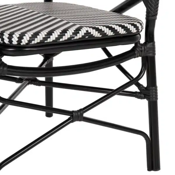 ΠΟΛΥΘΡΟΝΑ ΑΛΟΥΜΙΝΙΟΥ ΜΕ TEXTLINE ΜΑΥΡΟ-ΛΕΥΚΟ HM5928.01 56x59x94,5Yεκ. - Image 9