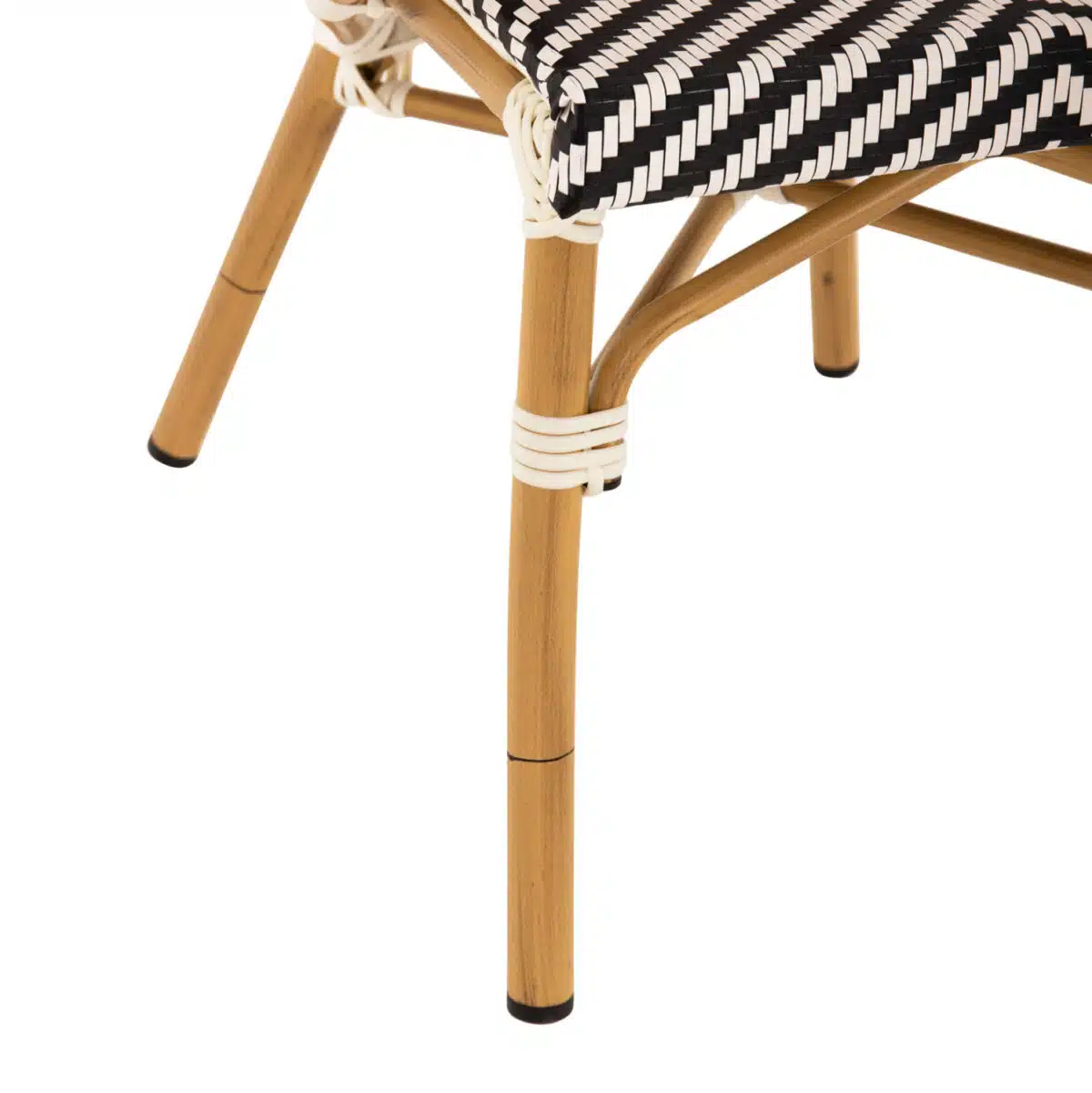 ΠΟΛΥΘΡΟΝΑ BAMBOO LOOK HM5861.01 ΜΑΥΡΟ-ΛΕΥΚΟ 57x55x82 εκ. - Image 10