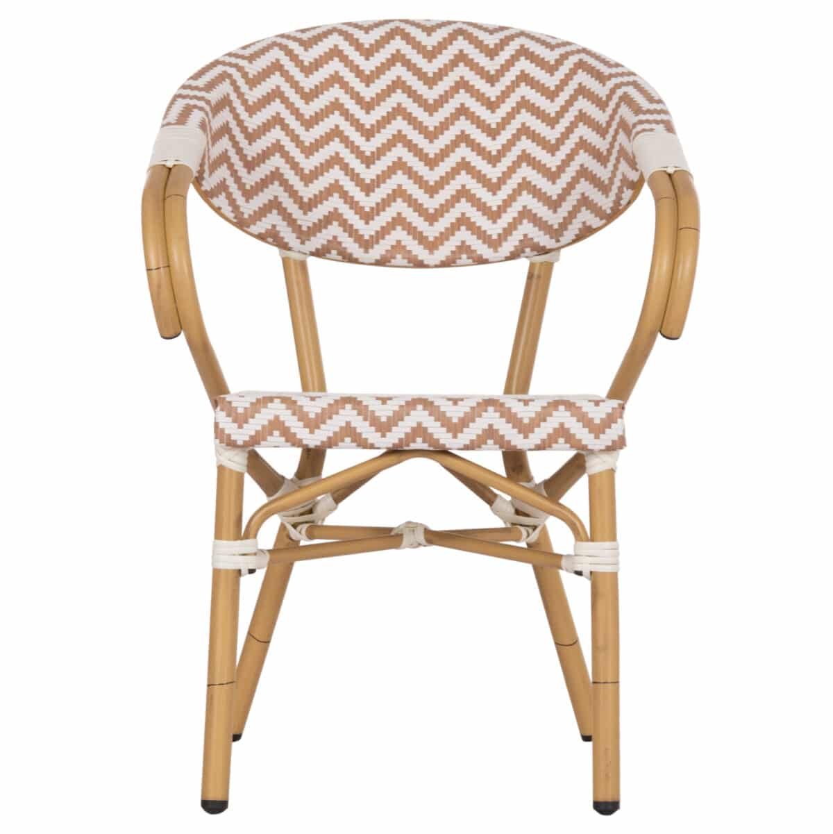 ΠΟΛΥΘΡΟΝΑ BAMBOO LOOK HM5861.03 ΚΑΦΕ-ΛΕΥΚΟ 58.5x58x82Υεκ. - Image 3