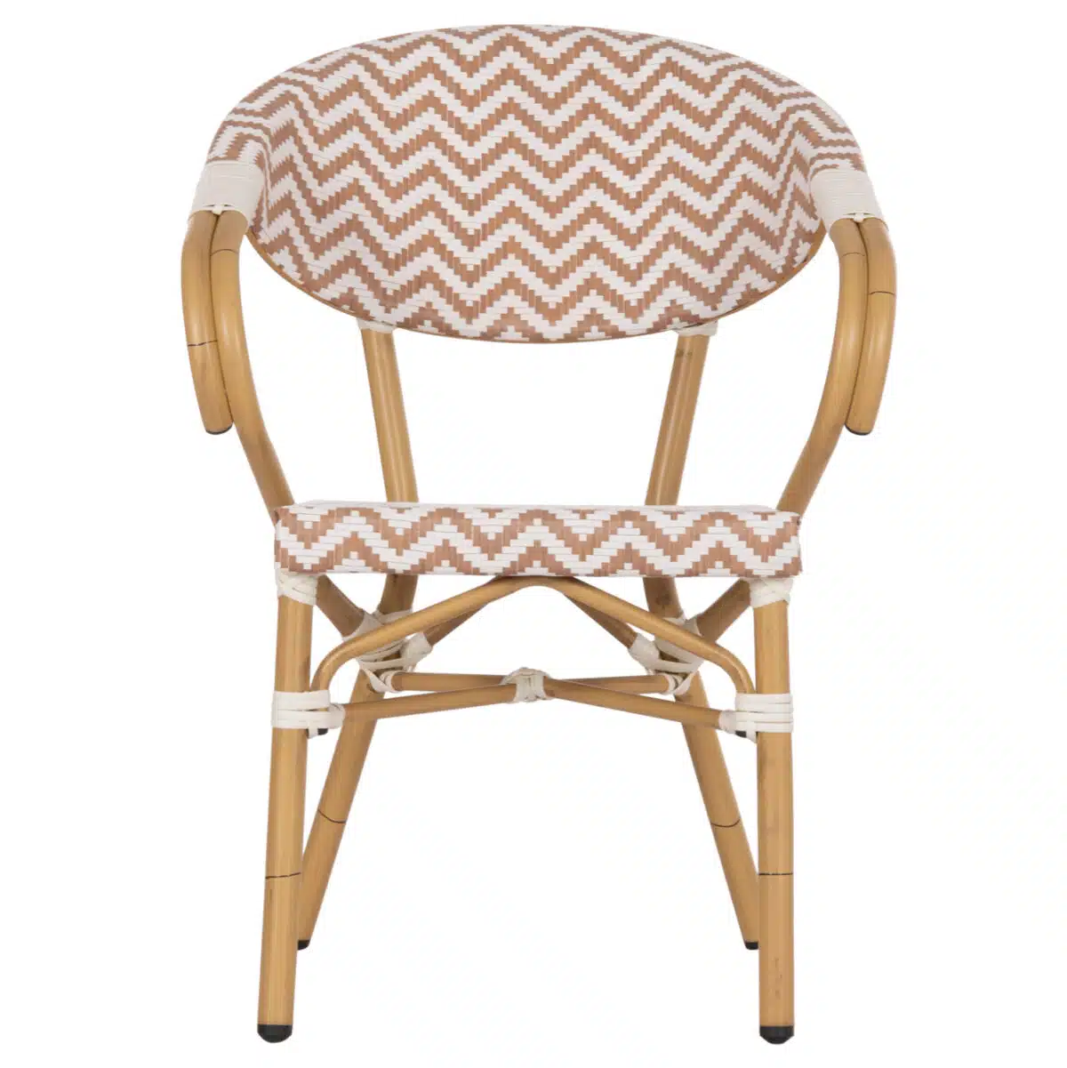 ΠΟΛΥΘΡΟΝΑ BAMBOO LOOK HM5861.03 ΚΑΦΕ-ΛΕΥΚΟ 58.5x58x82Υεκ. - Image 3