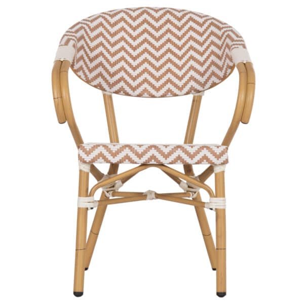 ΠΟΛΥΘΡΟΝΑ BAMBOO LOOK HM5861.03 ΚΑΦΕ-ΛΕΥΚΟ 58.5x58x82Υεκ. - Image 3