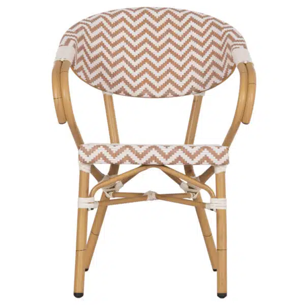 ΠΟΛΥΘΡΟΝΑ BAMBOO LOOK HM5861.03 ΚΑΦΕ-ΛΕΥΚΟ 58.5x58x82Υεκ. - Image 3