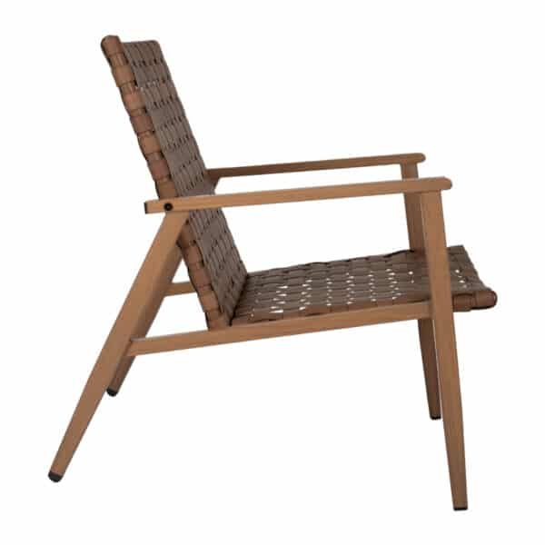 ΠΟΛΥΘΡΟΝΑ FELIPE HM5868.01 ΜΕΤΑΛΛΟ ΟΨΗ ΞΥΛΟΥ & RATTAN ΔΕΡΜΑ-LOOK 63,5x75,5x77εκ. - Image 4