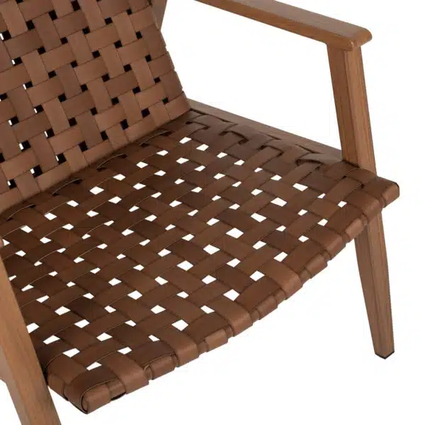 ΠΟΛΥΘΡΟΝΑ FELIPE HM5868.01 ΜΕΤΑΛΛΟ ΟΨΗ ΞΥΛΟΥ & RATTAN ΔΕΡΜΑ-LOOK 63,5x75,5x77εκ. - Image 7