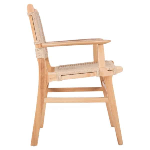 ΠΟΛΥΘΡΟΝΑ ΕΣΩΤ. ΧΩΡΟΥ HM9331.01 IGNACIO RUBBERWOOD-ΣΧΟΙΝΙ 61x56x83Υεκ. - Image 4