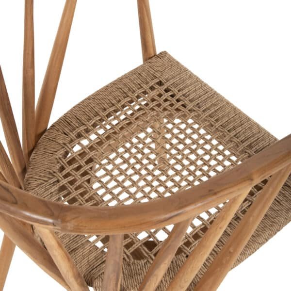 ΠΟΛΥΘΡΟΝΑ PERMAINE HM9825 ΞΥΛΟ ΤΕΑΚ-ΣΥΝΘΕΤΙΚΟ ΣΧΟΙΝΙ ΦΥΣΙΚΟ 57,5x59,5x82Yεκ. - Image 8