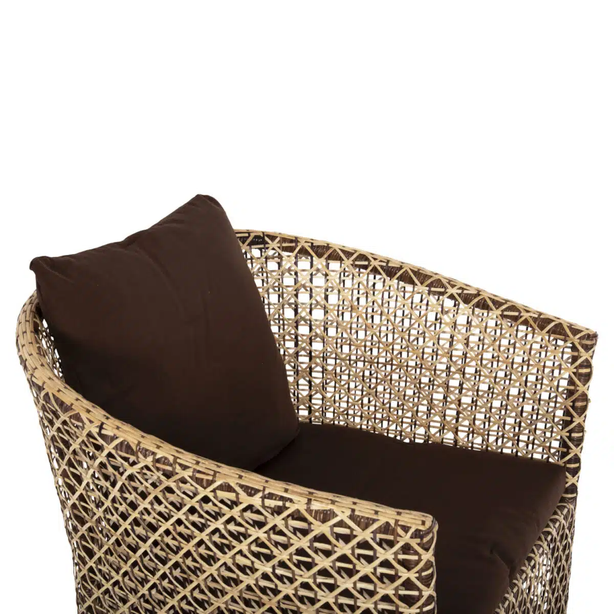 ΠΟΛΥΘΡΟΝΑ ΕΞΩΤ.ΧΩΡΟΥ HM6111 SILMAR-RATTAN ΚΑΦΕ ΚΑΙ ΦΥΣΙΚΟ-ΜΑΞΙΛΑΡΙΑ ΚΑΦΕ 82x76x85Υεκ - Image 7