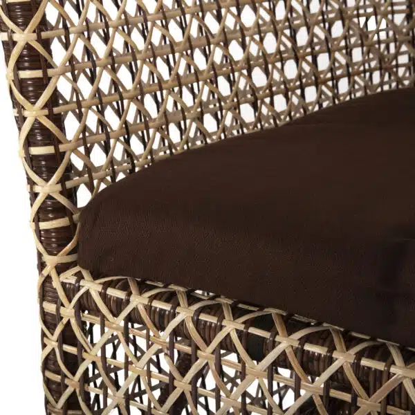 ΠΟΛΥΘΡΟΝΑ ΕΞΩΤ.ΧΩΡΟΥ HM6111 SILMAR-RATTAN ΚΑΦΕ ΚΑΙ ΦΥΣΙΚΟ-ΜΑΞΙΛΑΡΙΑ ΚΑΦΕ 82x76x85Υεκ - Image 9