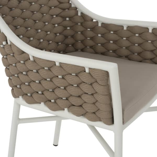 ΠΟΛΥΘΡΟΝΑ HM5858.02 ΛΕΥΚΗ ΜΕ ΣΧΟΙΝΙ ΜΠΕΖ 56x58x76Yεκ. - Image 9