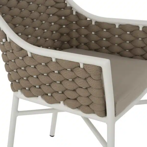 ΠΟΛΥΘΡΟΝΑ HM5858.02 ΛΕΥΚΗ ΜΕ ΣΧΟΙΝΙ ΜΠΕΖ 56x58x76Yεκ. - Image 9