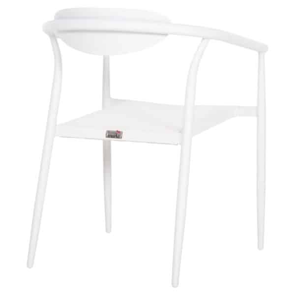 ΠΟΛΥΘΡΟΝΑ SERLY HM6052.01 ΑΛΟΥΜΙΝΙΟ ΛΕΥΚΟ-TEXTILENE ΛΕΥΚΟ 56x61x74,5Yεκ - Image 5