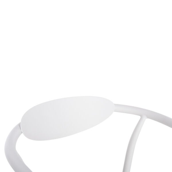 ΠΟΛΥΘΡΟΝΑ SERLY HM6052.01 ΑΛΟΥΜΙΝΙΟ ΛΕΥΚΟ-TEXTILENE ΛΕΥΚΟ 56x61x74,5Yεκ - Image 7