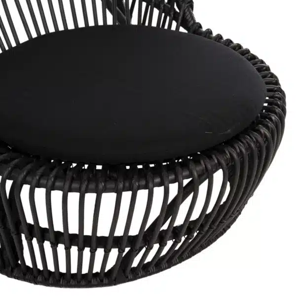 ΠΟΛΥΘΡΟΝΑ ENTROPY HM9840.03 ΦΥΣΙΚΟ RATTAN ΜΕ ΜΑΞΙΛΑΡΙ-ΜΑΥΡΟ 80x97x85Υεκ. - Image 8