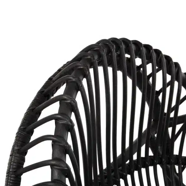 ΠΟΛΥΘΡΟΝΑ ENTROPY HM9840.03 ΦΥΣΙΚΟ RATTAN ΜΕ ΜΑΞΙΛΑΡΙ-ΜΑΥΡΟ 80x97x85Υεκ. - Image 9