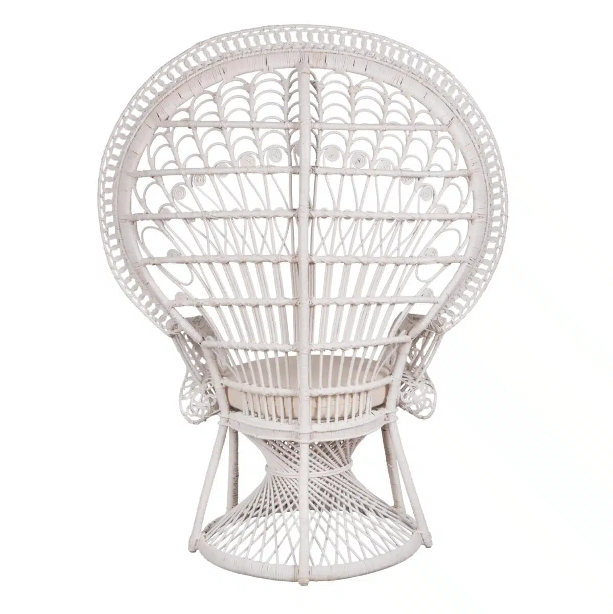 ΠΟΛΥΘΡΟΝΑ ROYAL PEACOCK HM9342.02 RATTAN ΣΕ ΛΕΥΚΟ-ΜΑΞΙΛΑΡΙ ΛΕΥΚΟ 114x72x150Yεκ. - Image 6