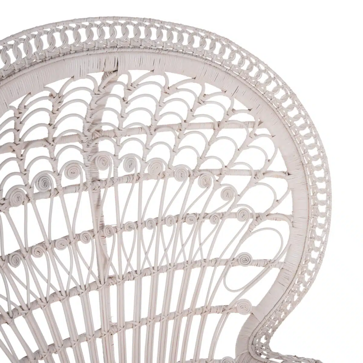 ΠΟΛΥΘΡΟΝΑ ROYAL PEACOCK HM9342.02 RATTAN ΣΕ ΛΕΥΚΟ-ΜΑΞΙΛΑΡΙ ΛΕΥΚΟ 114x72x150Yεκ. - Image 9