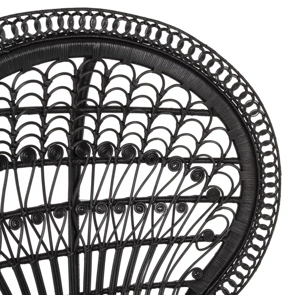 ΠΟΛΥΘΡΟΝΑ ROYAL PEACOCK HM9342.03 RATTAN ΜΑΥΡΟ-ΜΑΞΙΛΑΡΙ ΚΑΦΕ 114x72x150Yεκ. - Image 10