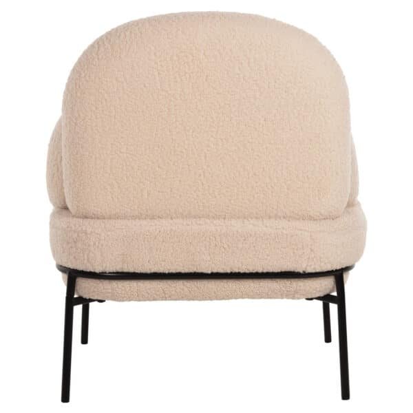 ΠΟΛΥΘΡΟΝΑ AGNES HM9525.20 ΕΚΡΟΥ ΜΠΟΥΚΛΕ-ΜΑΥΡΑ ΜΕΤΑΛΛΙΚΑ ΠΟΔΙΑ 74x71x83Υεκ. - Image 6