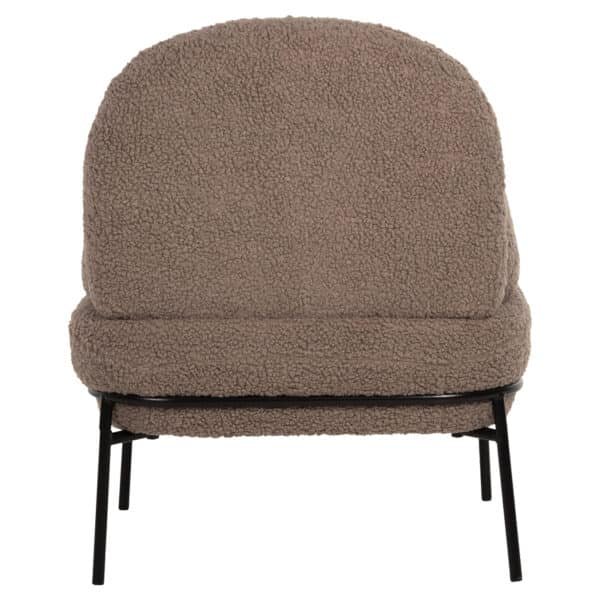 ΠΟΛΥΘΡΟΝΑ AGNES HM9525.25 ΑΝΟΙΧΤΟ ΚΑΦΕ ΜΠΟΥΚΛΕ-ΜΑΥΡΑ ΜΕΤΑΛΛΙΚΑ ΠΟΔΙΑ 74x71x83Υεκ. - Image 6