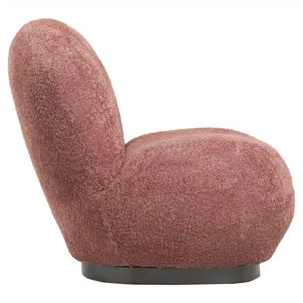 ΠΟΛΥΘΡΟΝΑ BEANY HM9591.02 ΡΟΖ ΜΠΟΥΚΛΕ ΥΦΑΣΜΑ 85x82x77Υ εκ. - Image 3