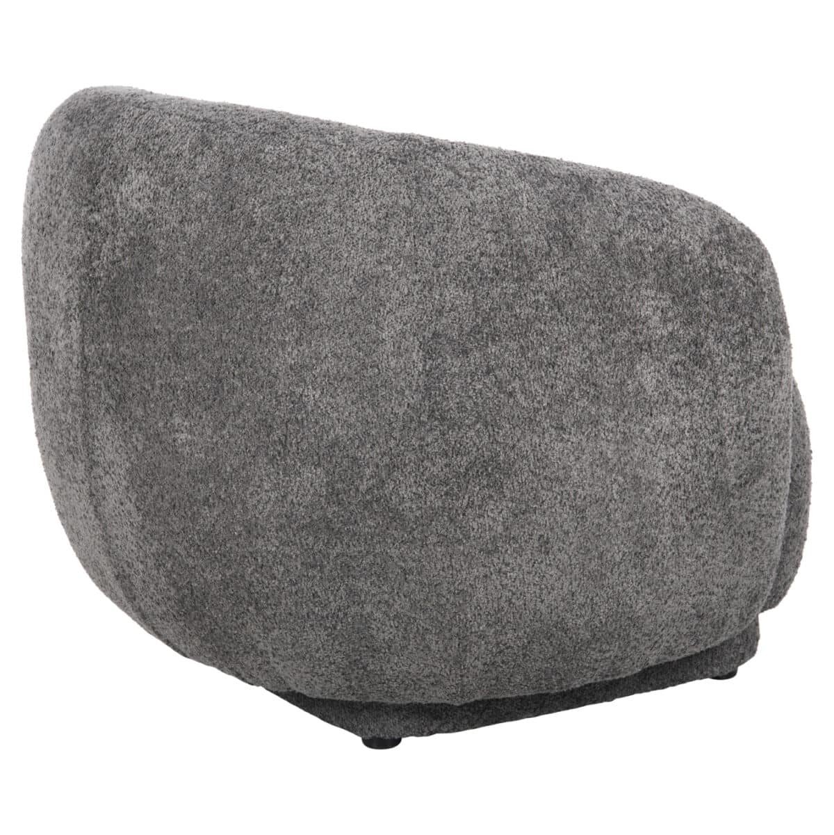 ΠΟΛΥΘΡΟΝΑ KARPEN HM9600.01 ΓΚΡΙ ΜΠΟΥΚΛΕ ΥΦΑΣΜΑ  93x87x78Υ εκ. - Image 5